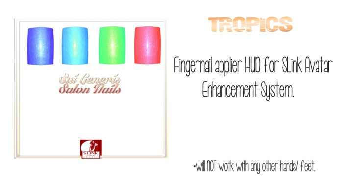 Sui Generis-Salon nails- Tropics