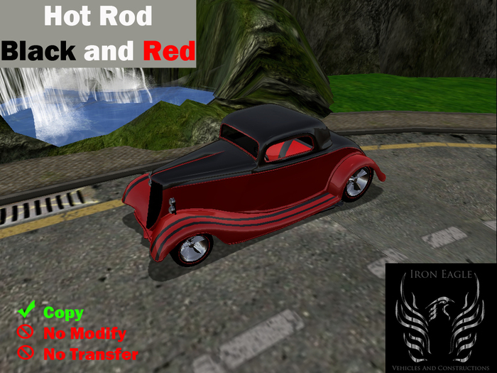 Hot Rod Black and Red