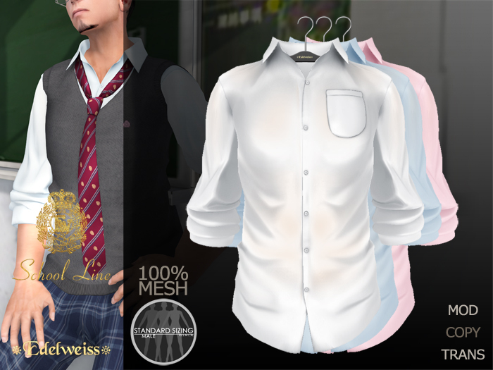 *Edelweiss* School-Line Shirts Mens