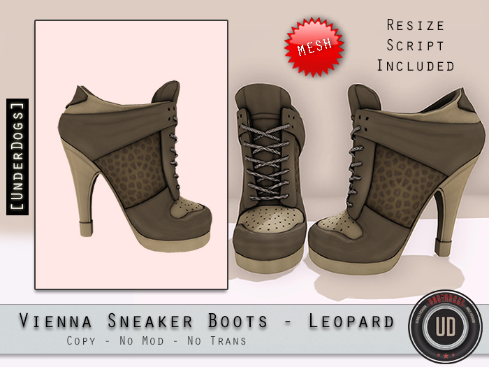 [UD] - Vienna Boots - Leopard - Mesh (Bag)