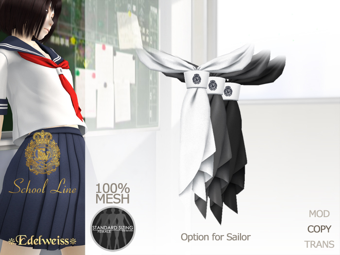 *Edelweiss* School-Line Sailor Ribbon01 - mono pack