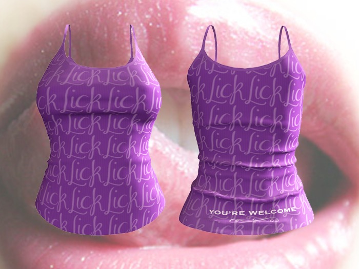 +Lick+ Purple Lick Cami