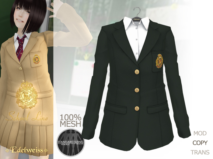 *Edelweiss* School-Line Blazer - green