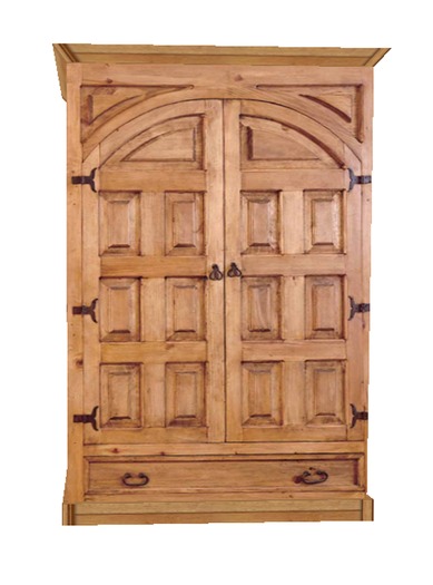 La Grange Solid Cherry Wood Wardrobe | Vinterior