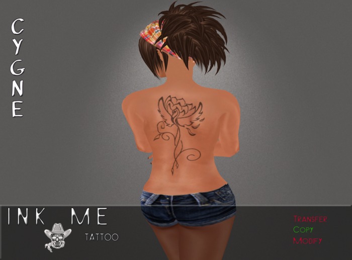 *INK ME* TATTOO "CYGNE"