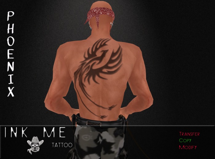 *INK ME* TATTOO "PHOENIX" 
