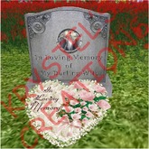 GR25 ILM of My Darling Wife Heart Wreath Headstone (Rezz Me)