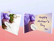 Mother's Day Card (Watercolor) - customizable Happy Mothers Day card for Mothering Sunday