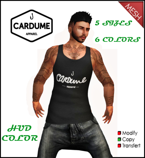 Cardume - Mens MESH Tank  Top