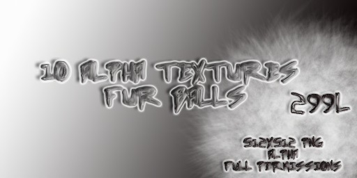 10 FUR BALLS TEXTURES