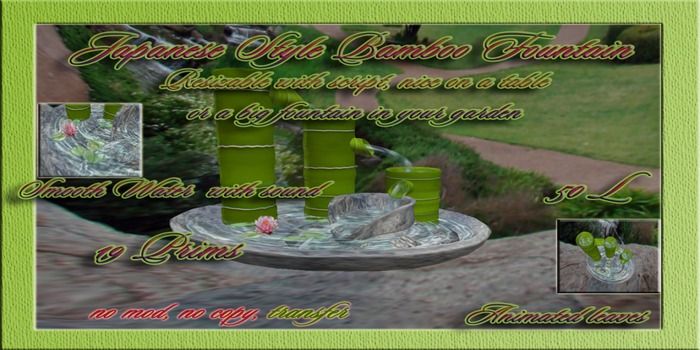 Japanese Bamboo Fountain*