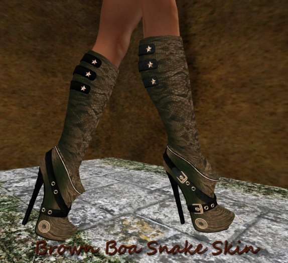 boa skin boots