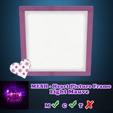 Emotions - Heart Picture Frame - Light Mauve