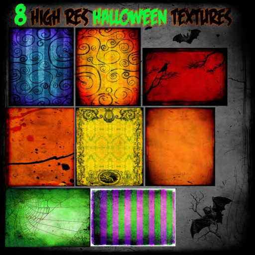 8 Halloween textures