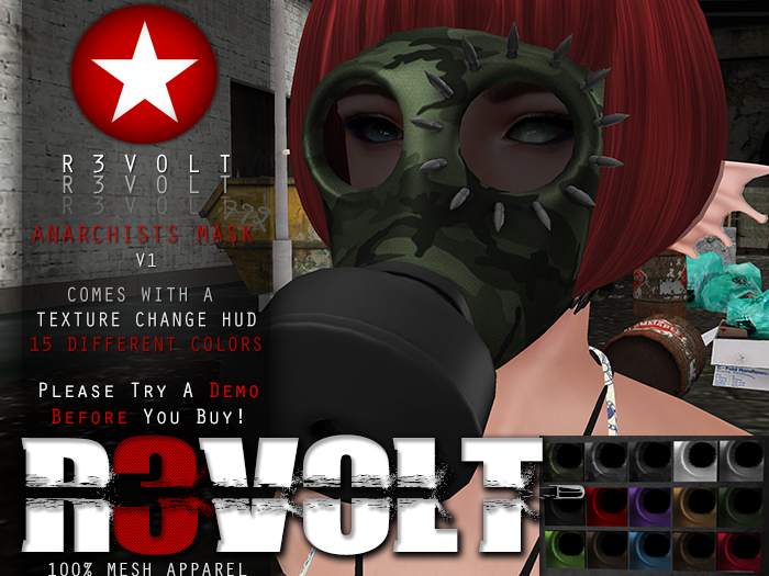 [R3] Anarchists Mask [UNISEX] - V1 DEMO