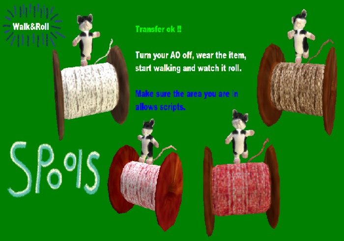** In A Nutshell ** Walk&Roll Spools