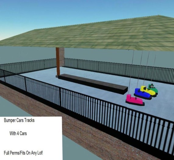Second Life Marketplace Bumper Car Track
