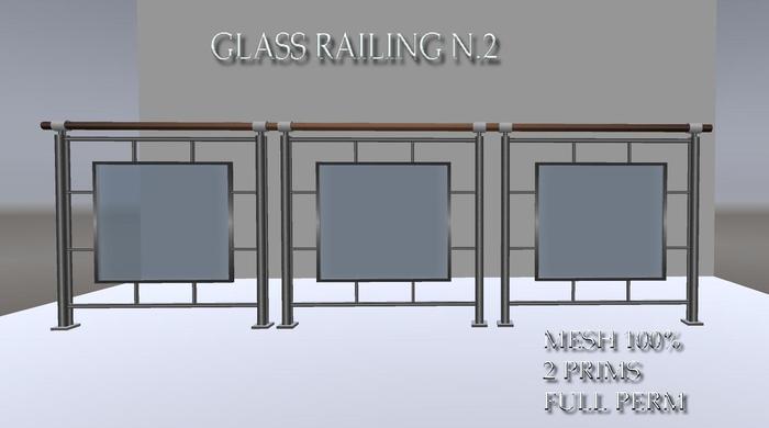 GLASS RAILING N.2 MESH FULL PERM