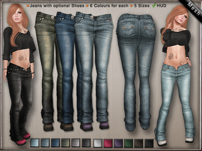 DN Mesh: Lazy Jeans & Shoes [DEMO]