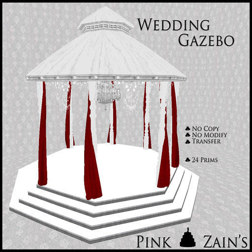 Wedding Gazebo - Red