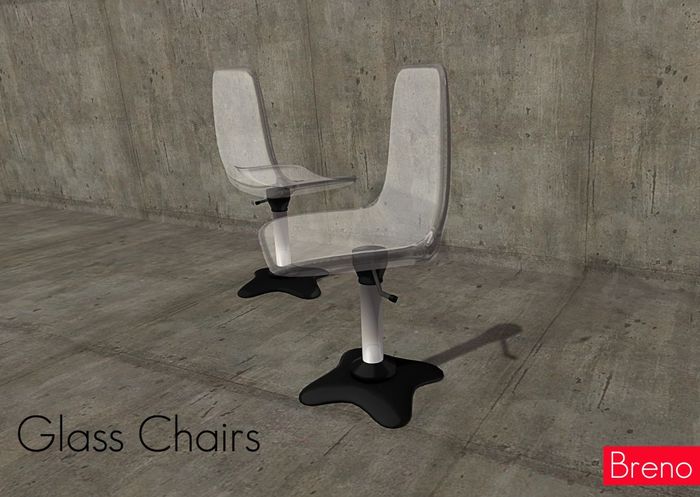 [Breno] Glass Chair (boxed)