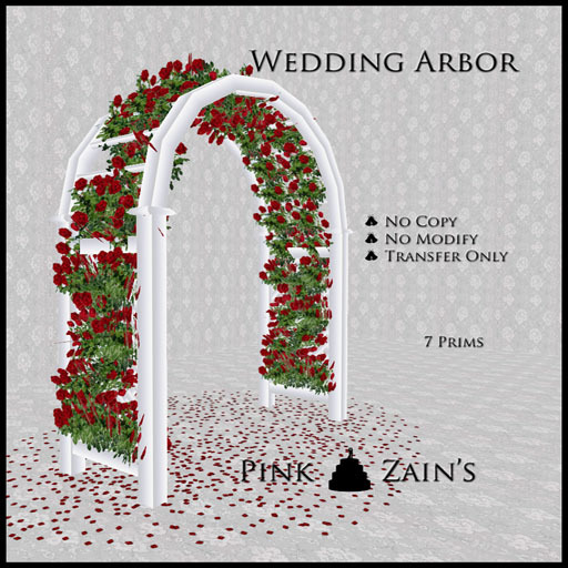 Wedding Arbor - Red