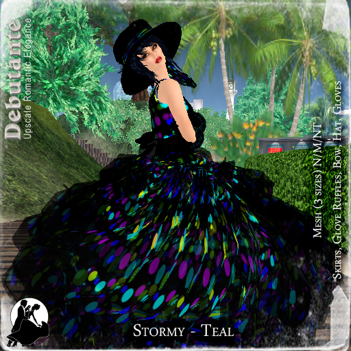 *Deb* Stormy BOXED Teal