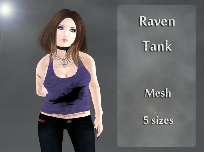 {Peachy} Raven Tank Top  BOX