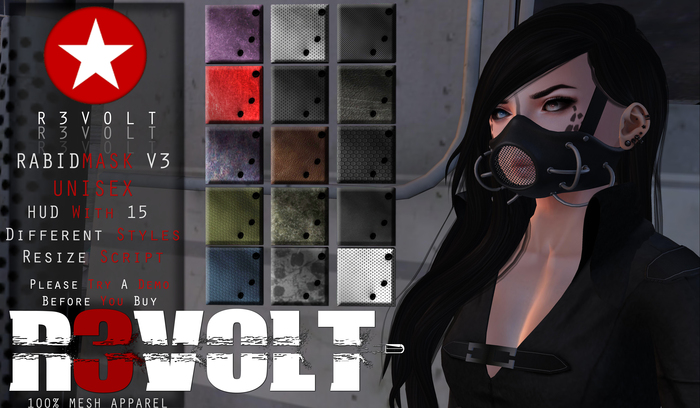 [R3] - Rabid Mask Unisex [V3] DEMO