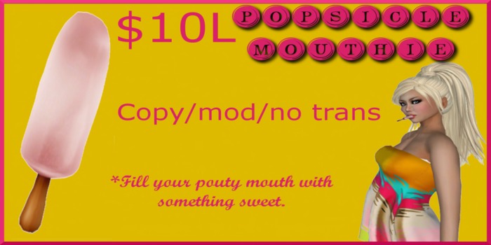 Popsicle mouthie