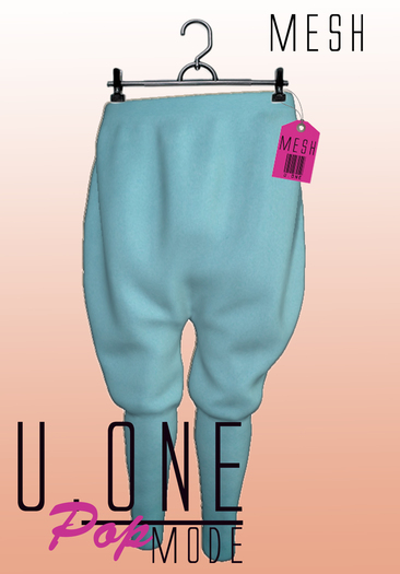 U.one Jenny Baggy Pants Turqueise