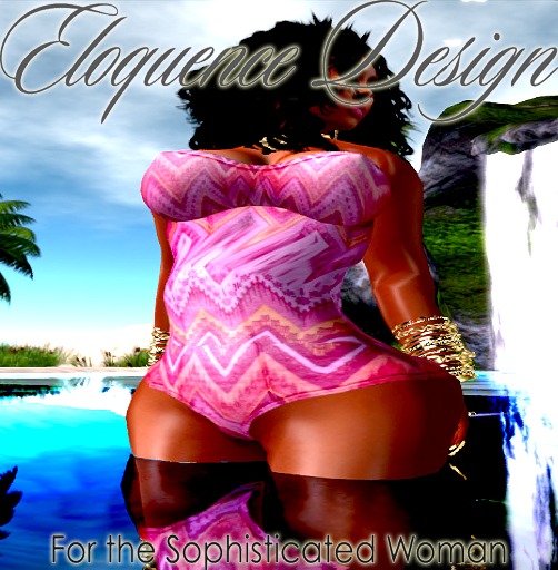 Eloquence Design Chevron Pink Bodysuit (lola's)