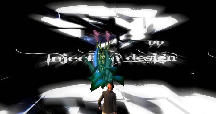 flor de la planta de inyección