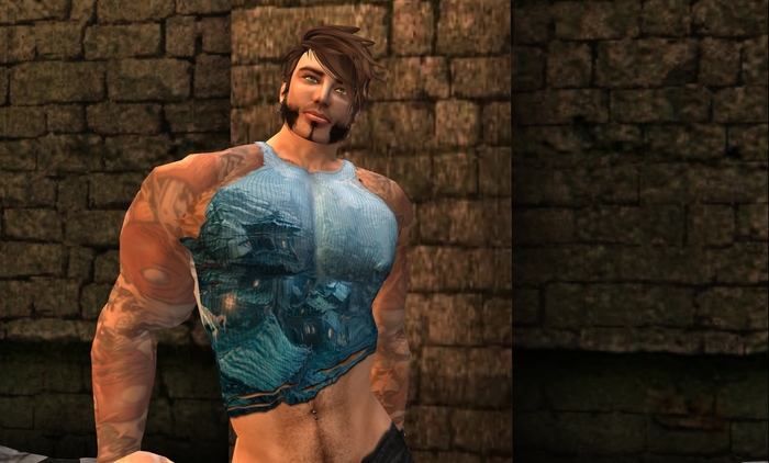 L'Uomo COLOR MOD Ripped Tanktop [Ancient Village] - Regimade