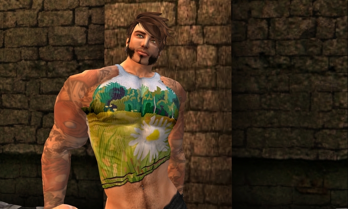 L'Uomo COLOR MOD Ripped Tanktop [Daisy] - Regimade