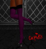 socks dark purple black