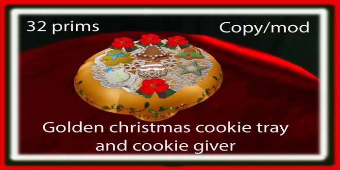 christmas cookie tray( and cookie giver )