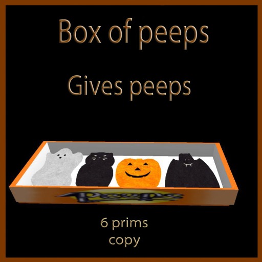 halloween peeps box