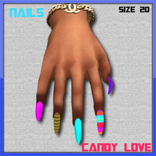 Candy love nails