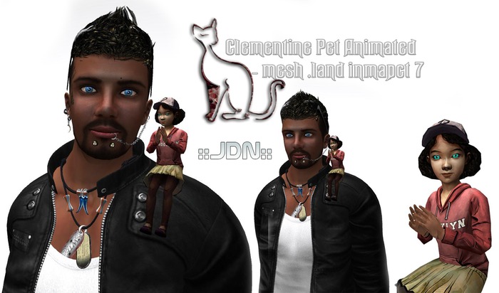 clementine pet mesh animated