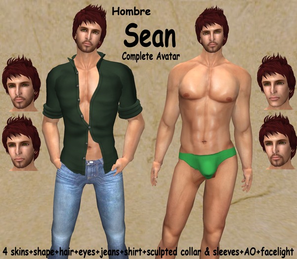 Hombre Sean Complete Avatar