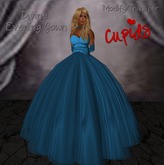 Divine In Teal Blue Elegant Gown