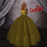 Divine In Gold Elegant Gown
