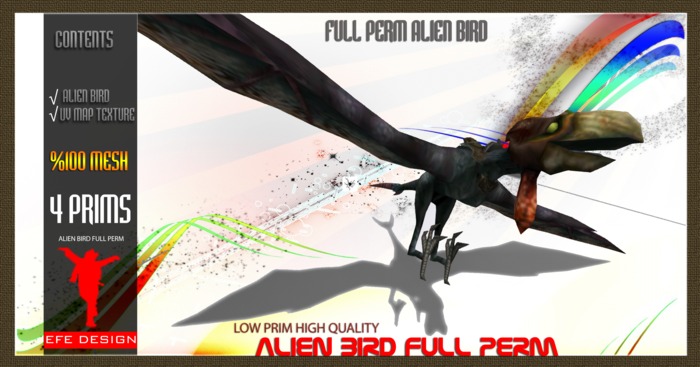 Alien Bird Full perm