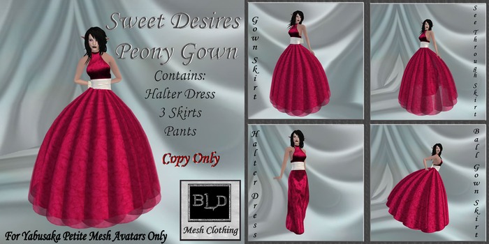 ~BLD~ Sweet Desires - Peony *Petite* Gown
