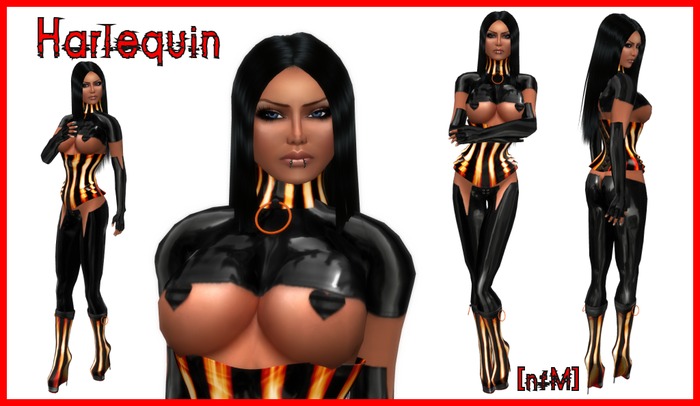 [nfM] Harlequin Outfit (MESH)