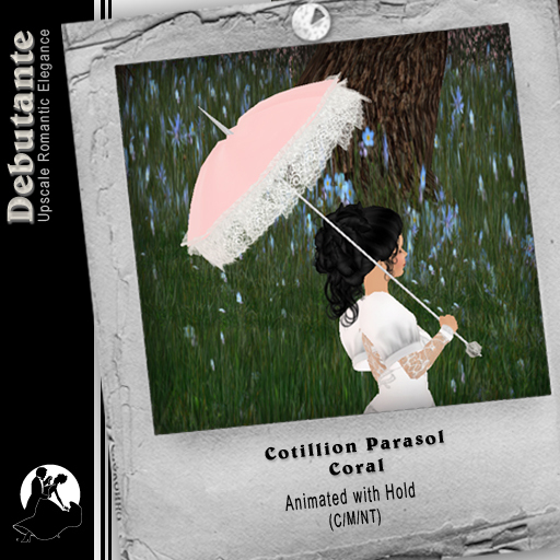 *Deb* Cotillion Parasol (Boxed) Coral