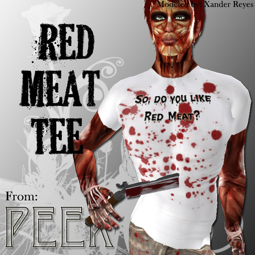 PEER Tee- Red Meat