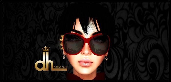 sunglasses channel DOLL'S HOUSE RED