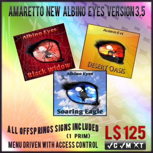Albino Eyes Sign (Boxed) v3.5